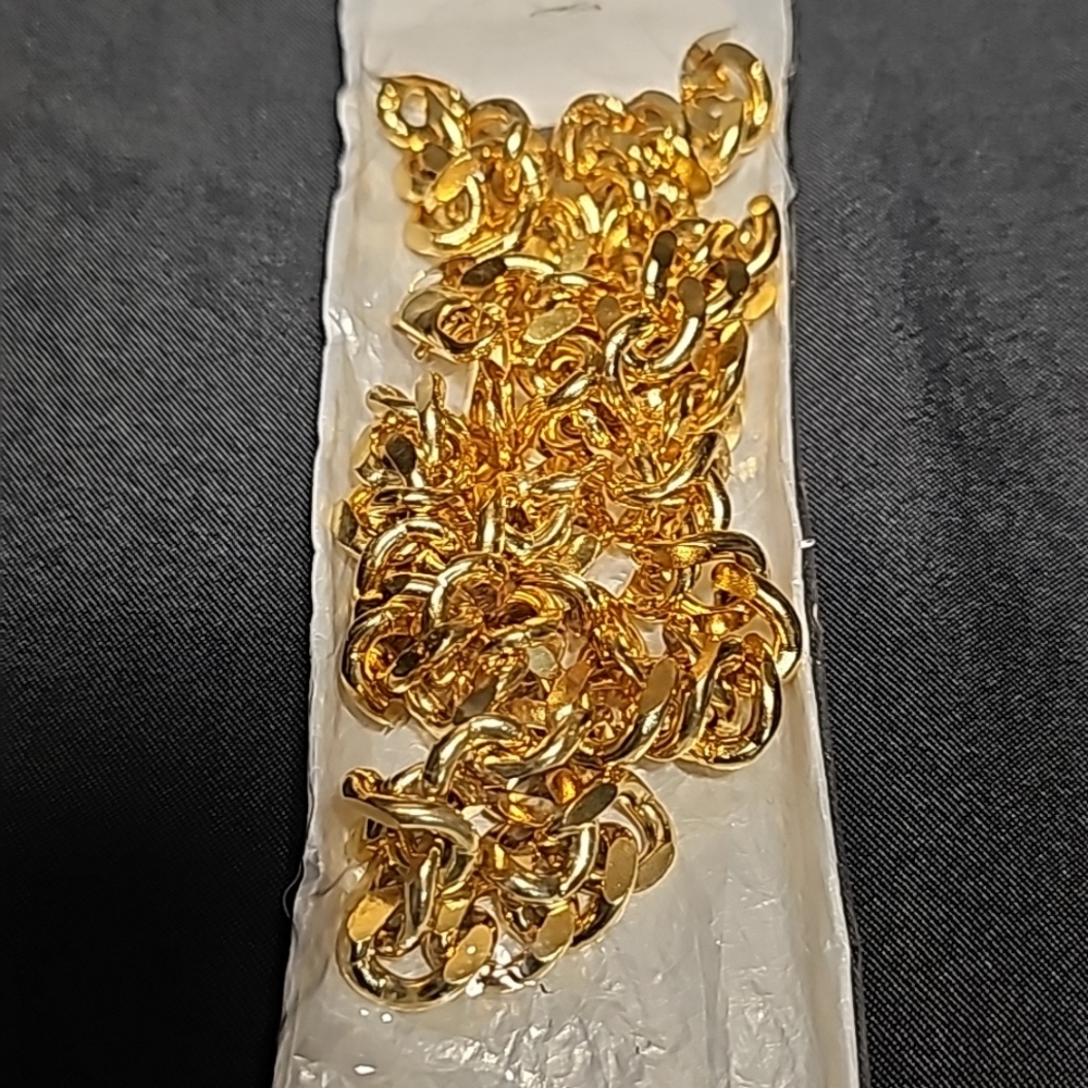 30" Gold Plated Stainless Steel Cuban Link Chain
